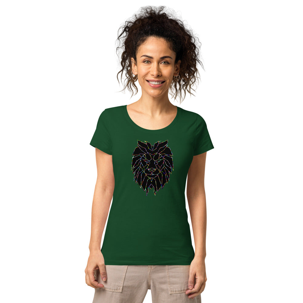 Multi Coloured Lion Women’s organic t-shirt