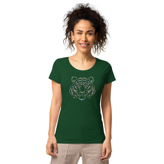 Multi Coloured Tiger Women’s organic t-shirt