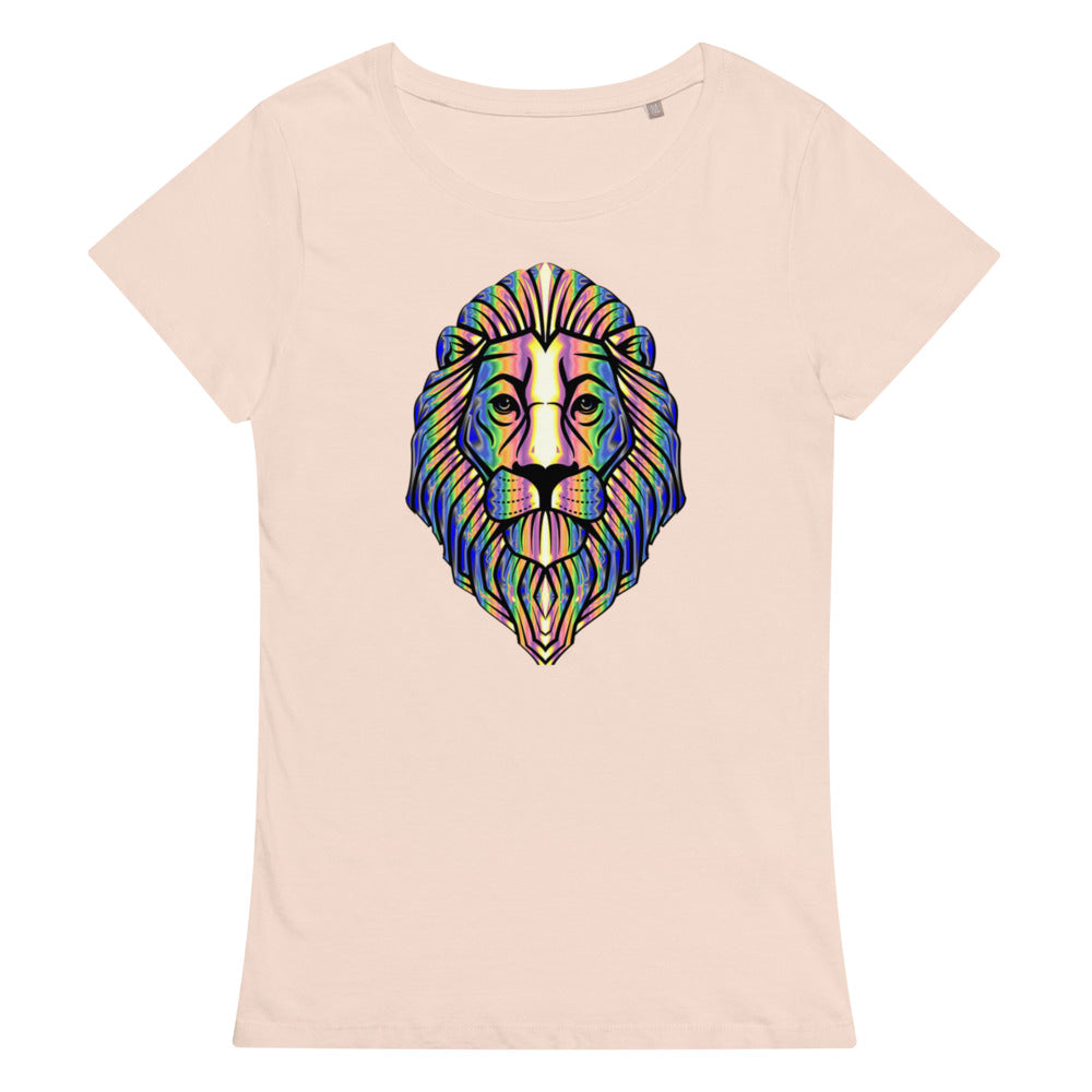 Multi Coloured Lion Women’s organic t-shirt