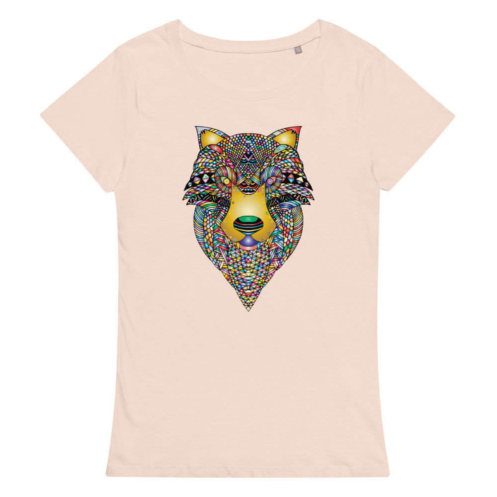 Multi Coloured Wolf Women’s organic t-shirt