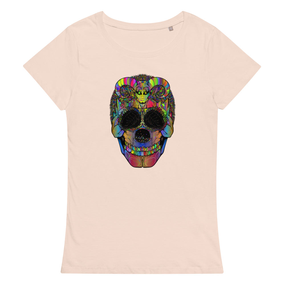 Multi Coloured Skull Women’s organic t-shirt