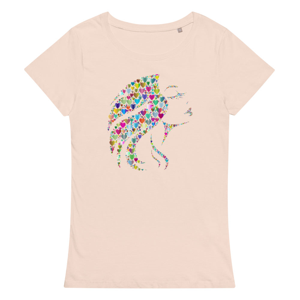 Multi Coloured Woman organic t-shirt