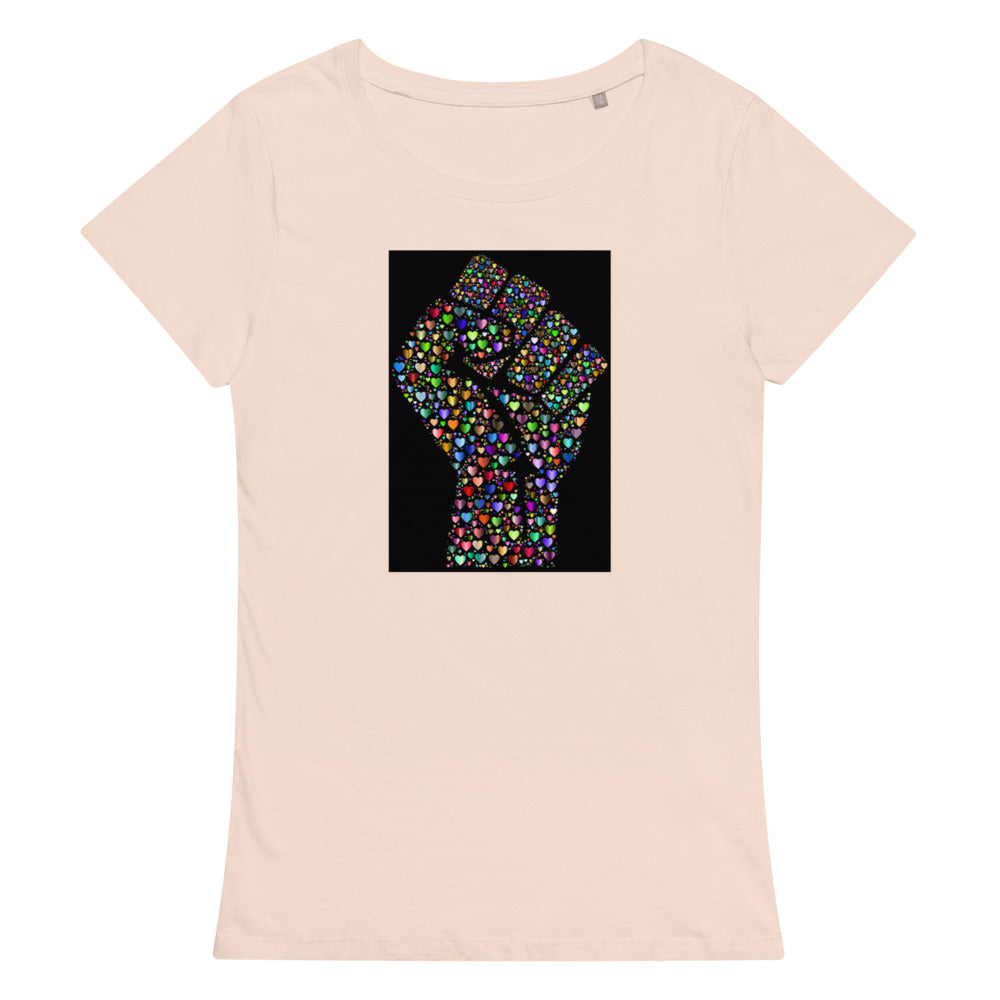 Multi Coloured Fist Women’s organic t-shirt