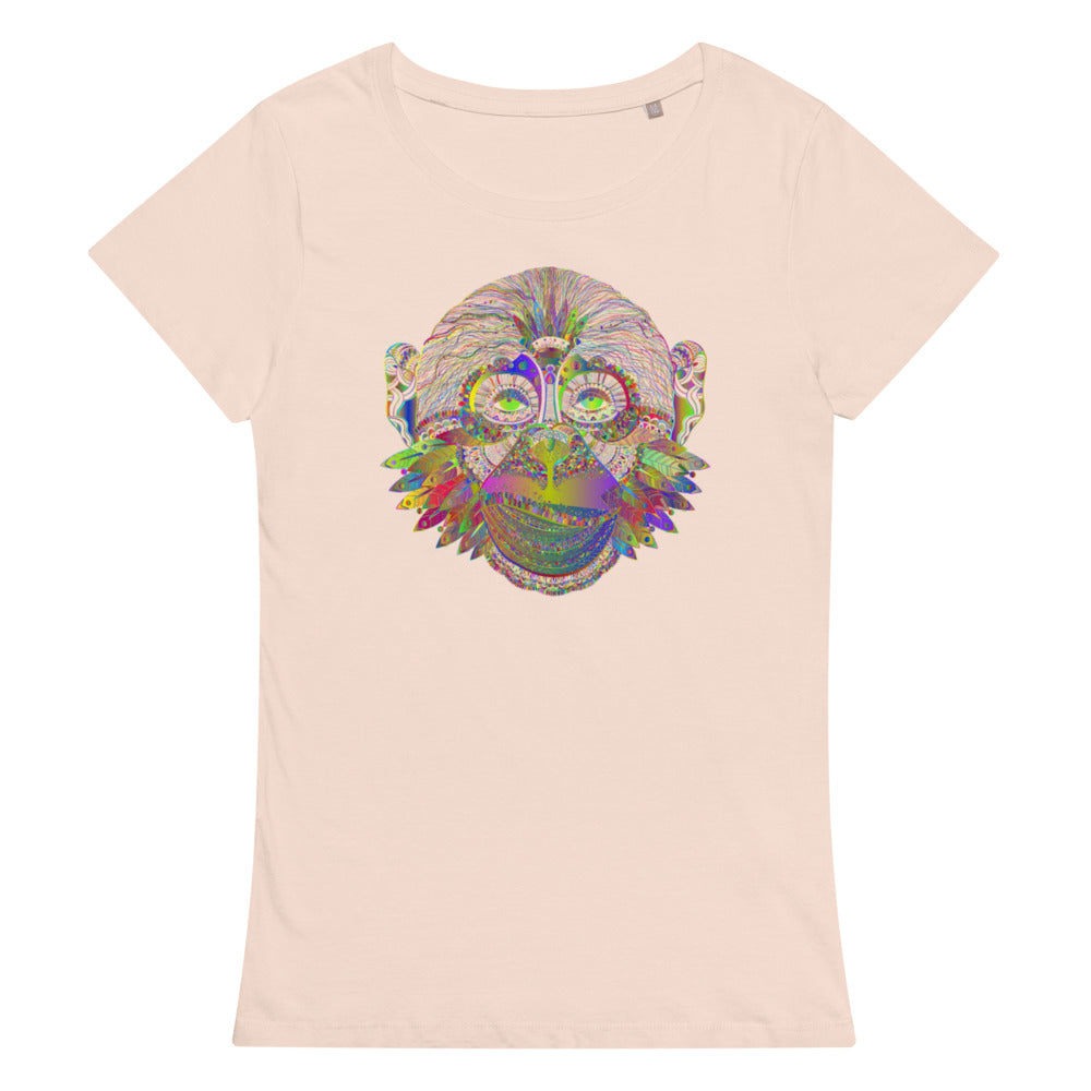 Multi Coloured Monkey Women’s organic t-shirt