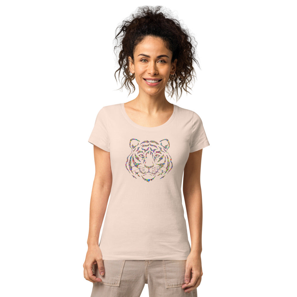 Multi Coloured Tiger Women’s organic t-shirt