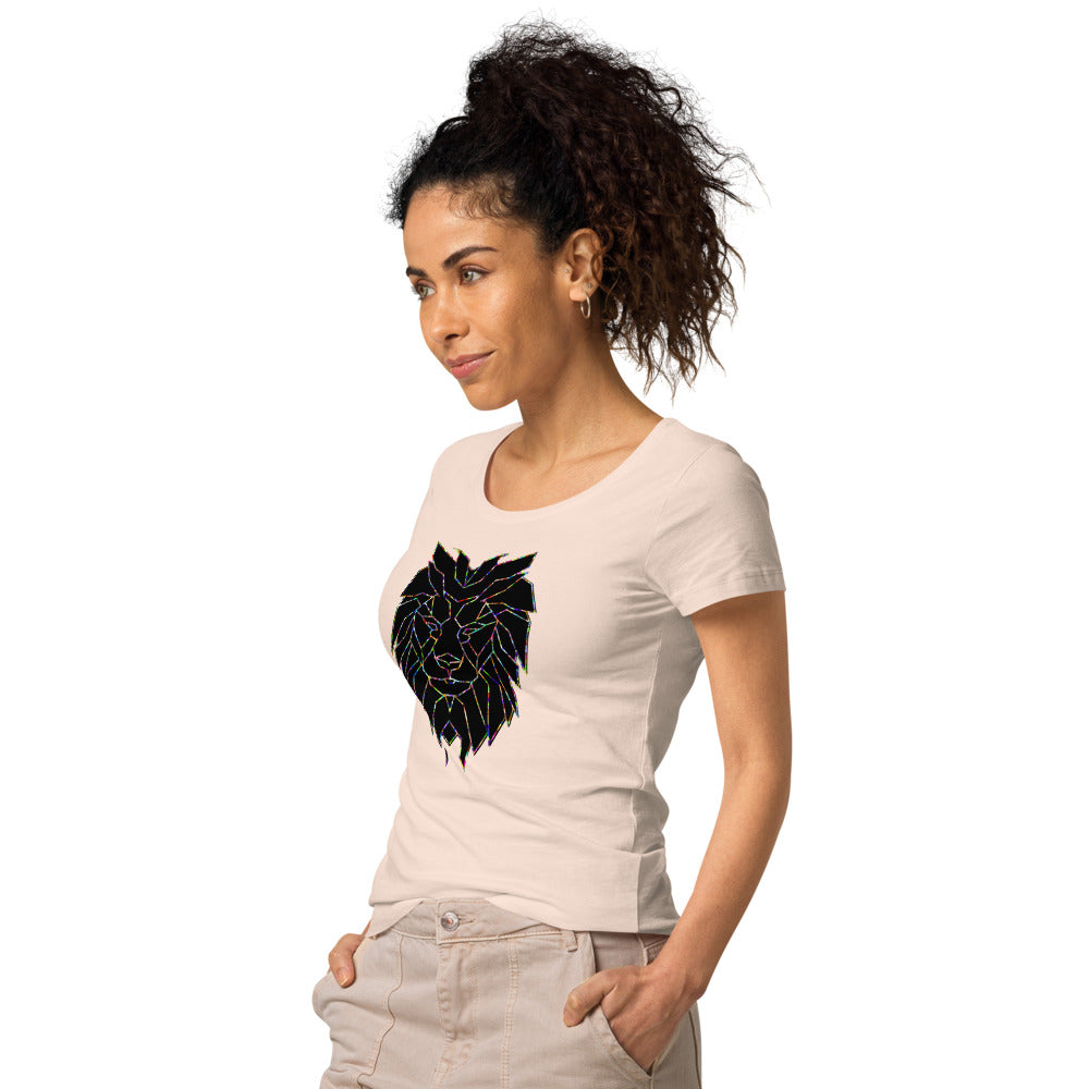 Multi Coloured Lion Women’s organic t-shirt