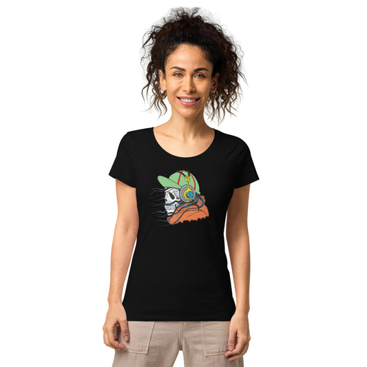 Skeleton DJ Women’s organic t-shirt