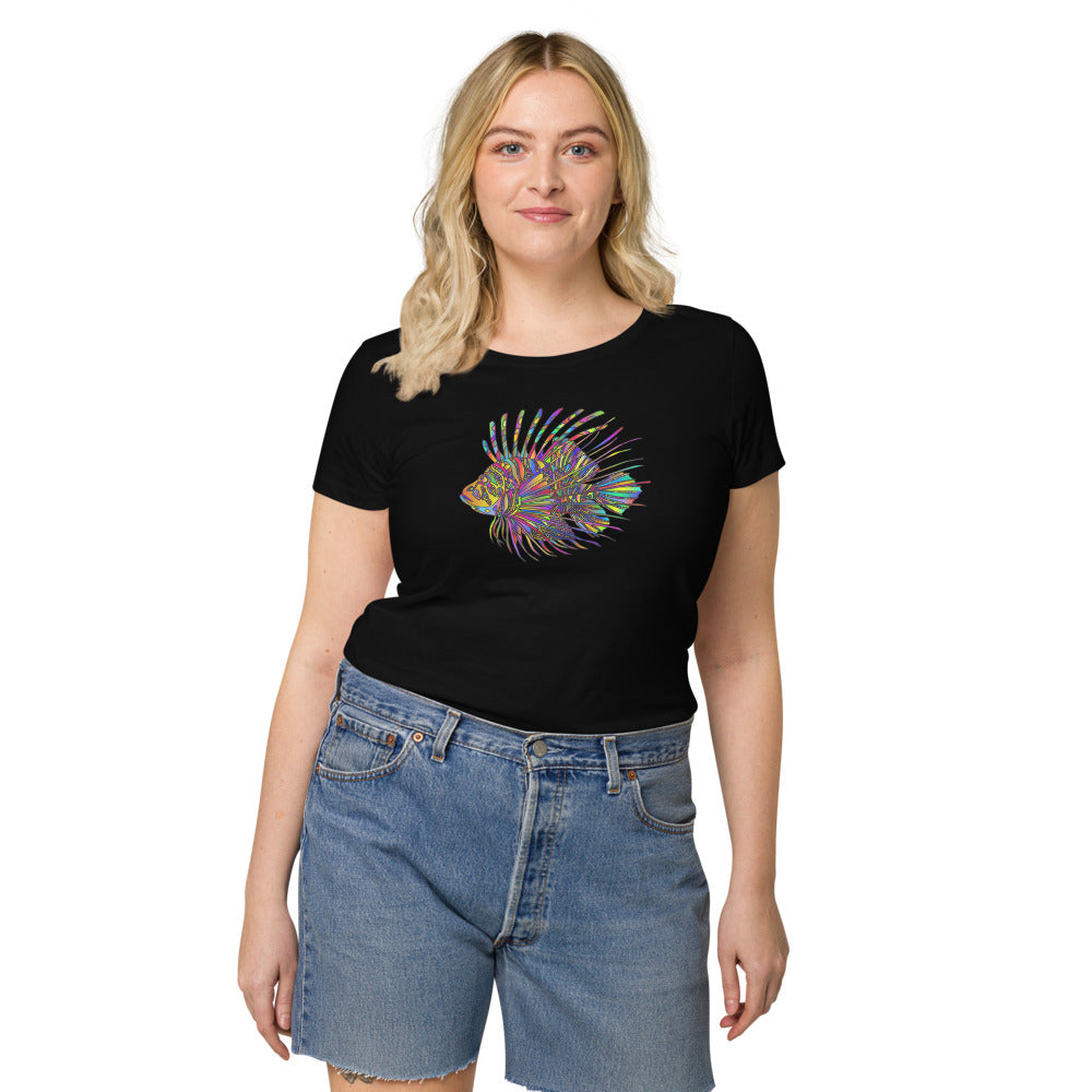 Multi Coloured Fish (Puffer) Women’s organic t-shirt