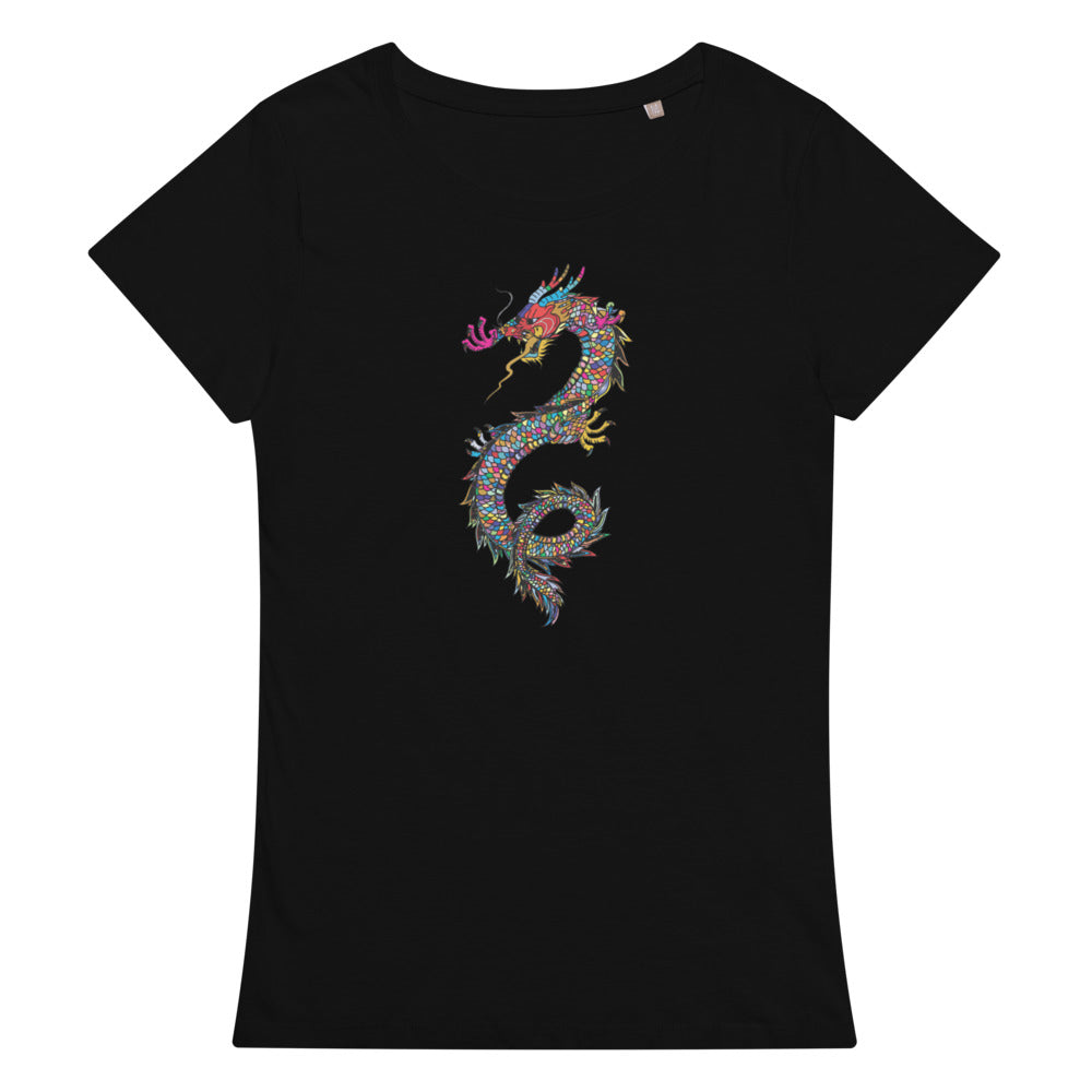 Multi Coloured Dragon Women’s organic t-shirt