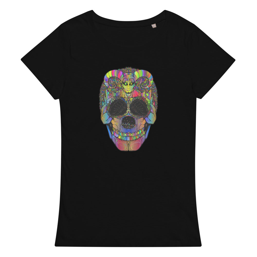 Multi Coloured Skull Women’s organic t-shirt