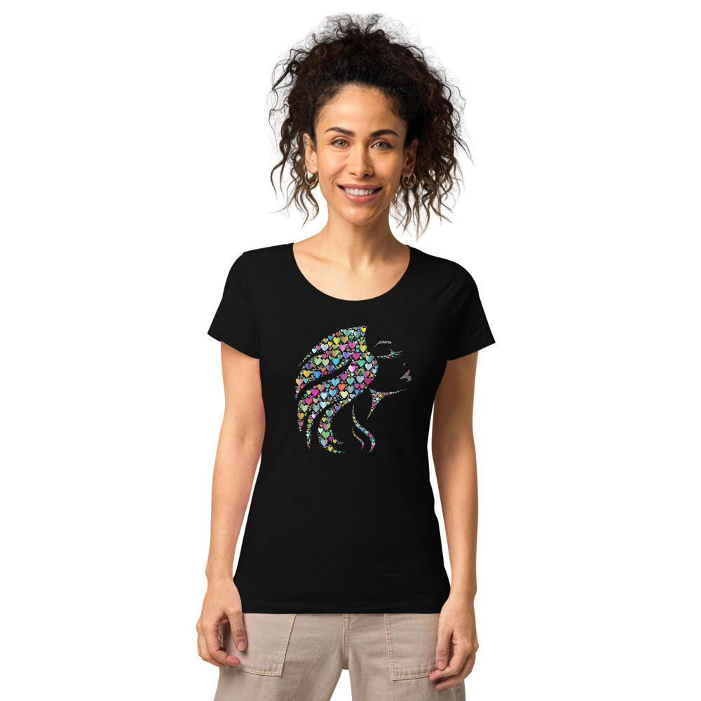 Multi Coloured Woman organic t-shirt