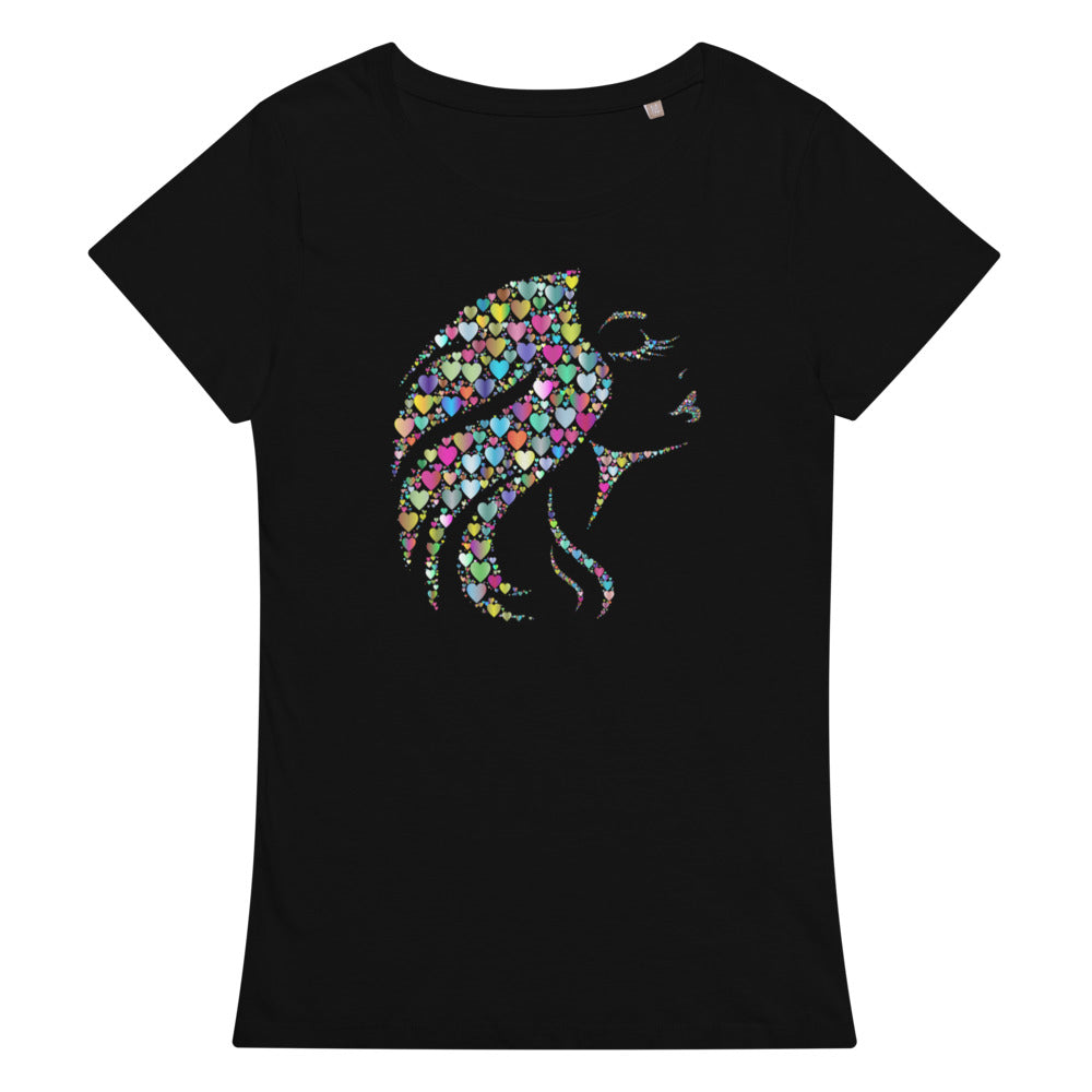 Multi Coloured Woman organic t-shirt