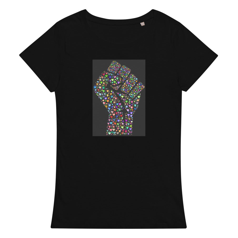 Multi Coloured Fist Women’s organic t-shirt