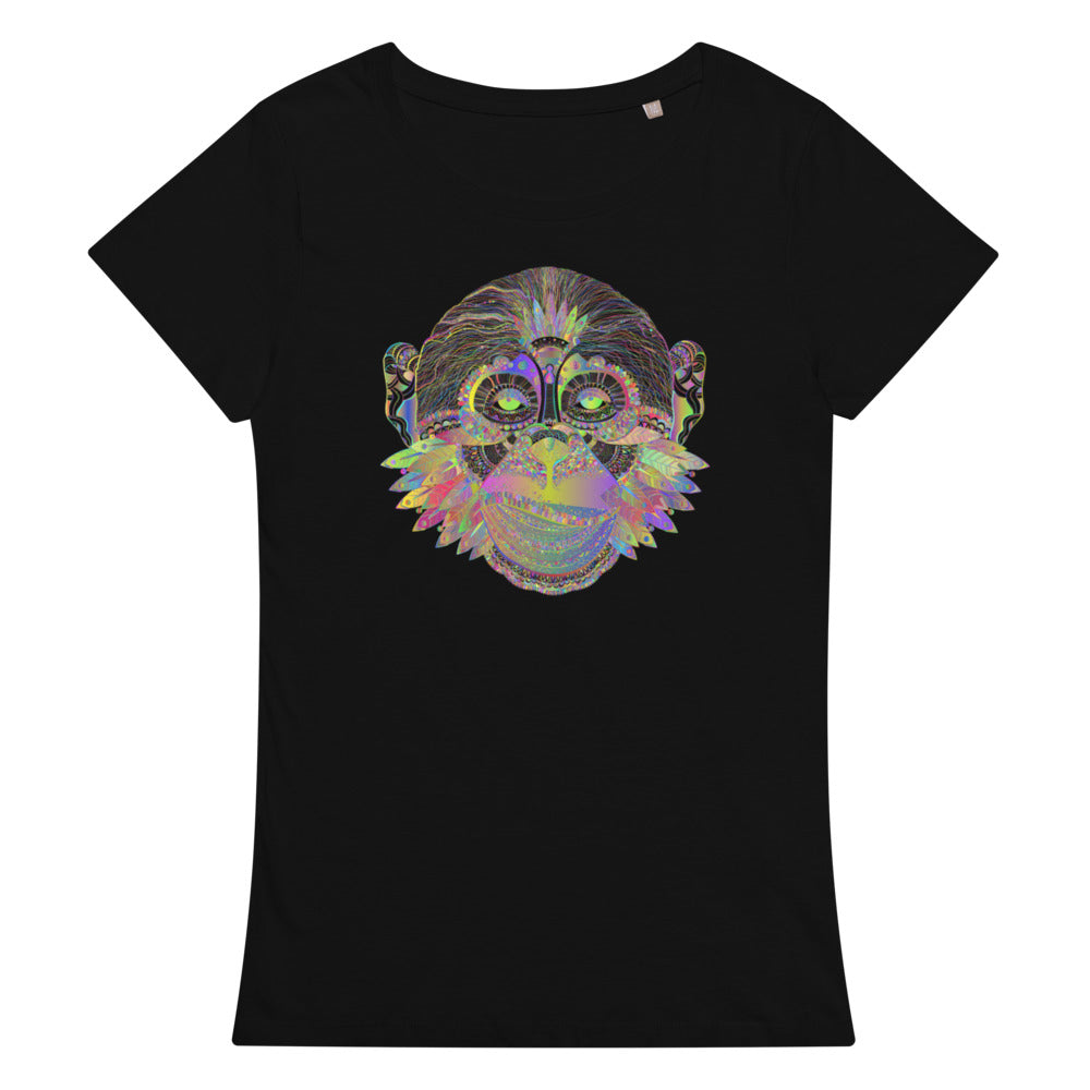 Multi Coloured Monkey Women’s organic t-shirt