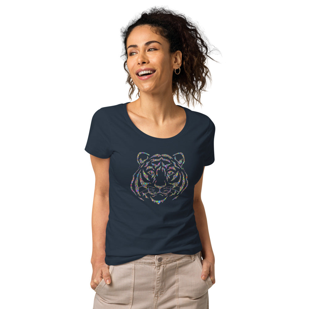 Multi Coloured Tiger Women’s organic t-shirt