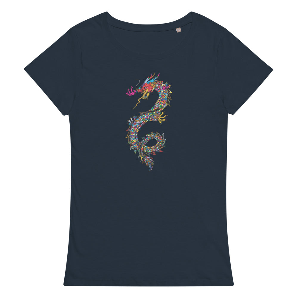 Multi Coloured Dragon Women’s organic t-shirt