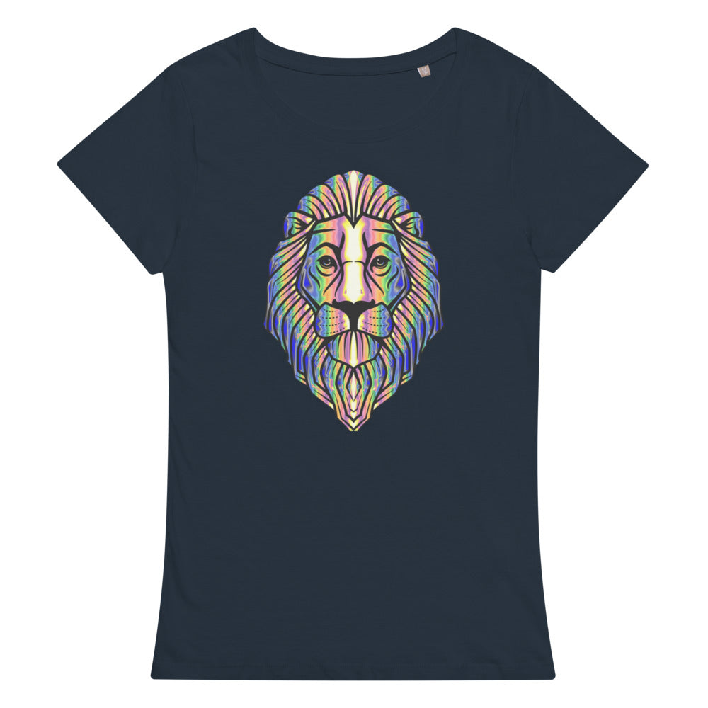 Multi Coloured Lion Women’s organic t-shirt