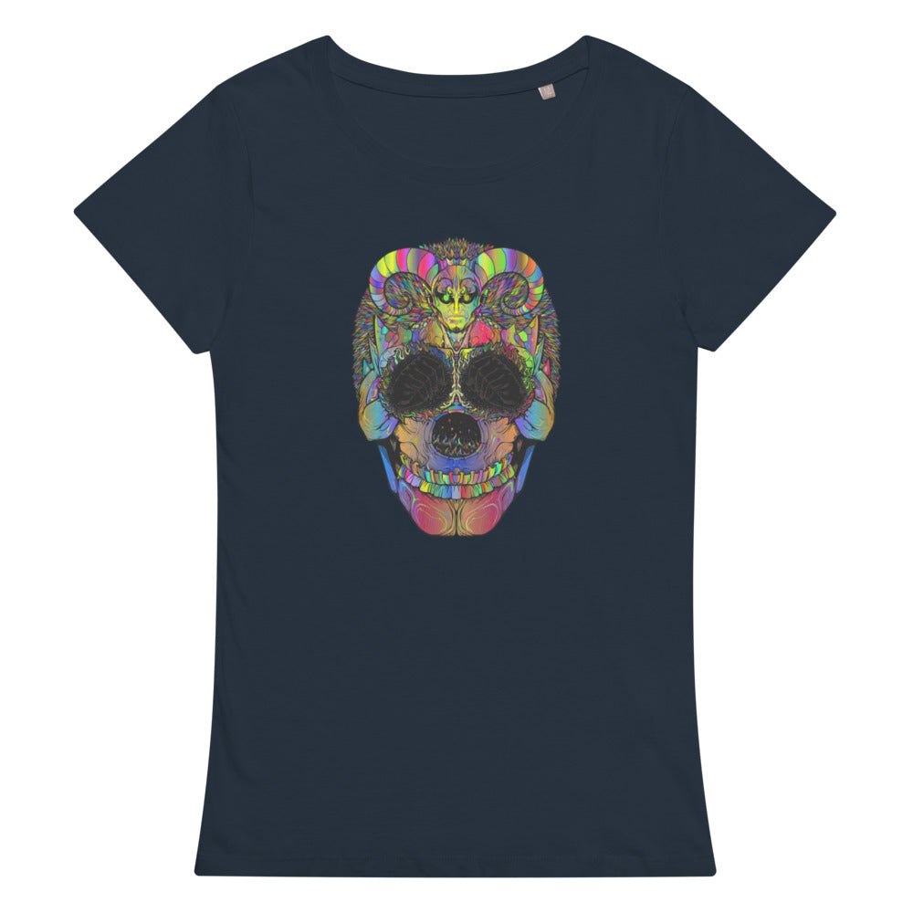 Multi Coloured Skull Women’s organic t-shirt