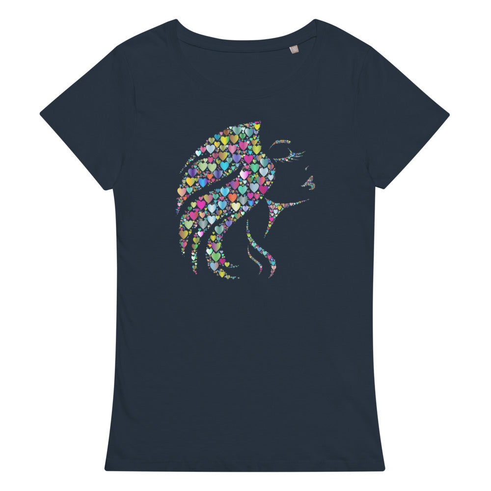 Multi Coloured Woman organic t-shirt