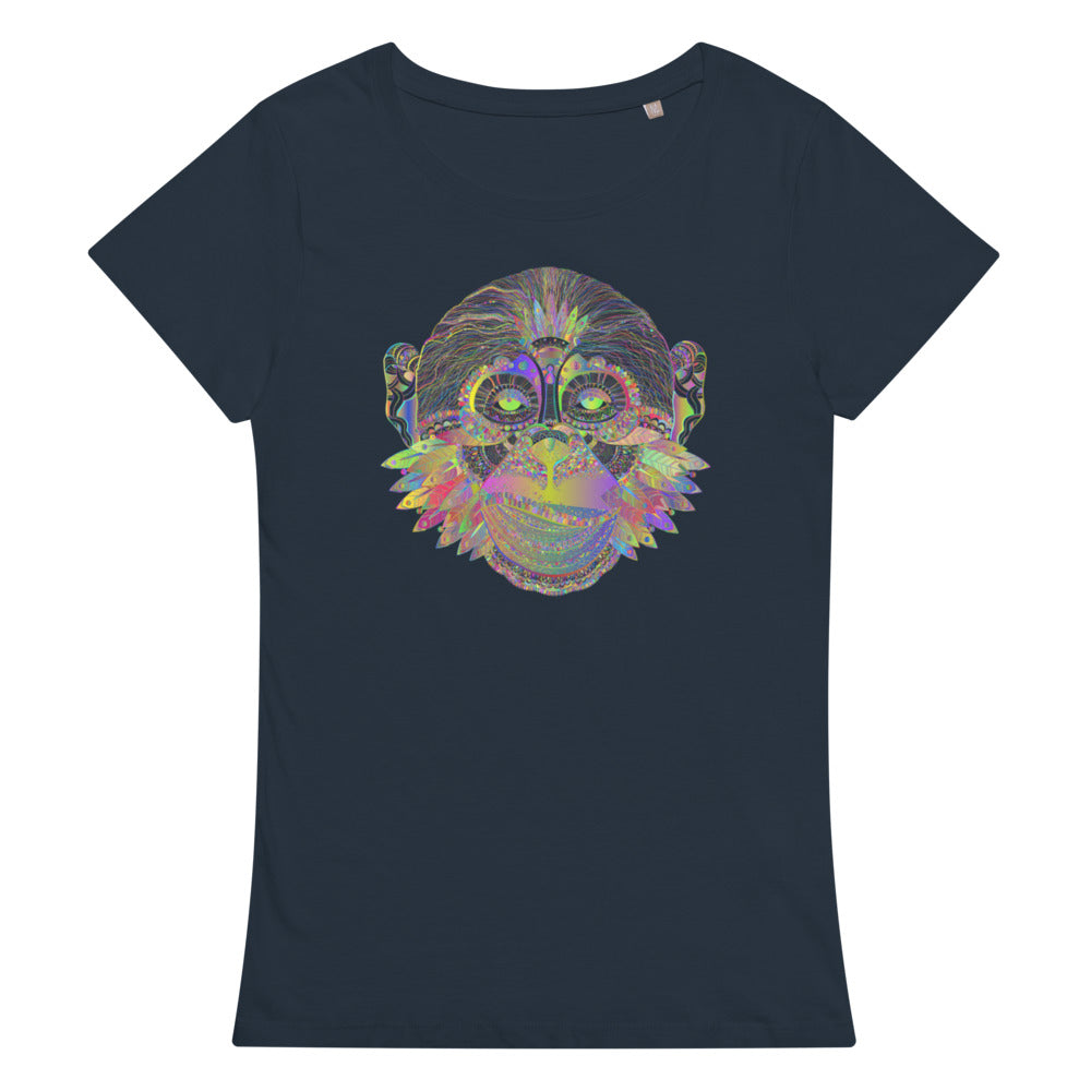 Multi Coloured Monkey Women’s organic t-shirt