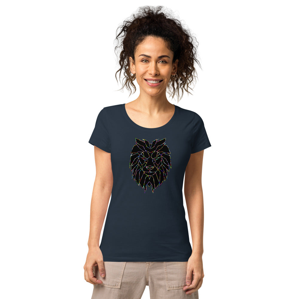 Multi Coloured Lion Women’s organic t-shirt