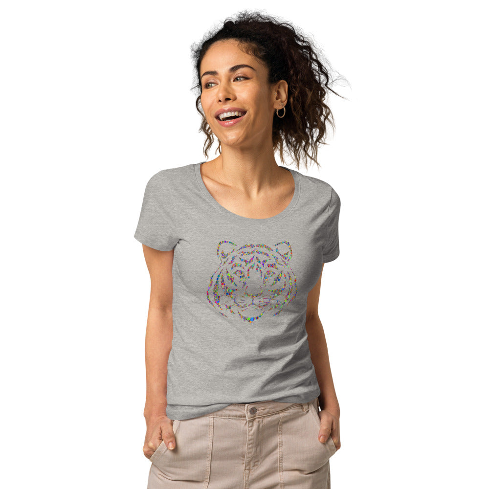 Multi Coloured Tiger Women’s organic t-shirt