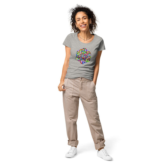 Colour Cube Women’s organic t-shirt