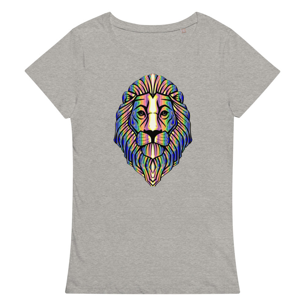 Multi Coloured Lion Women’s organic t-shirt