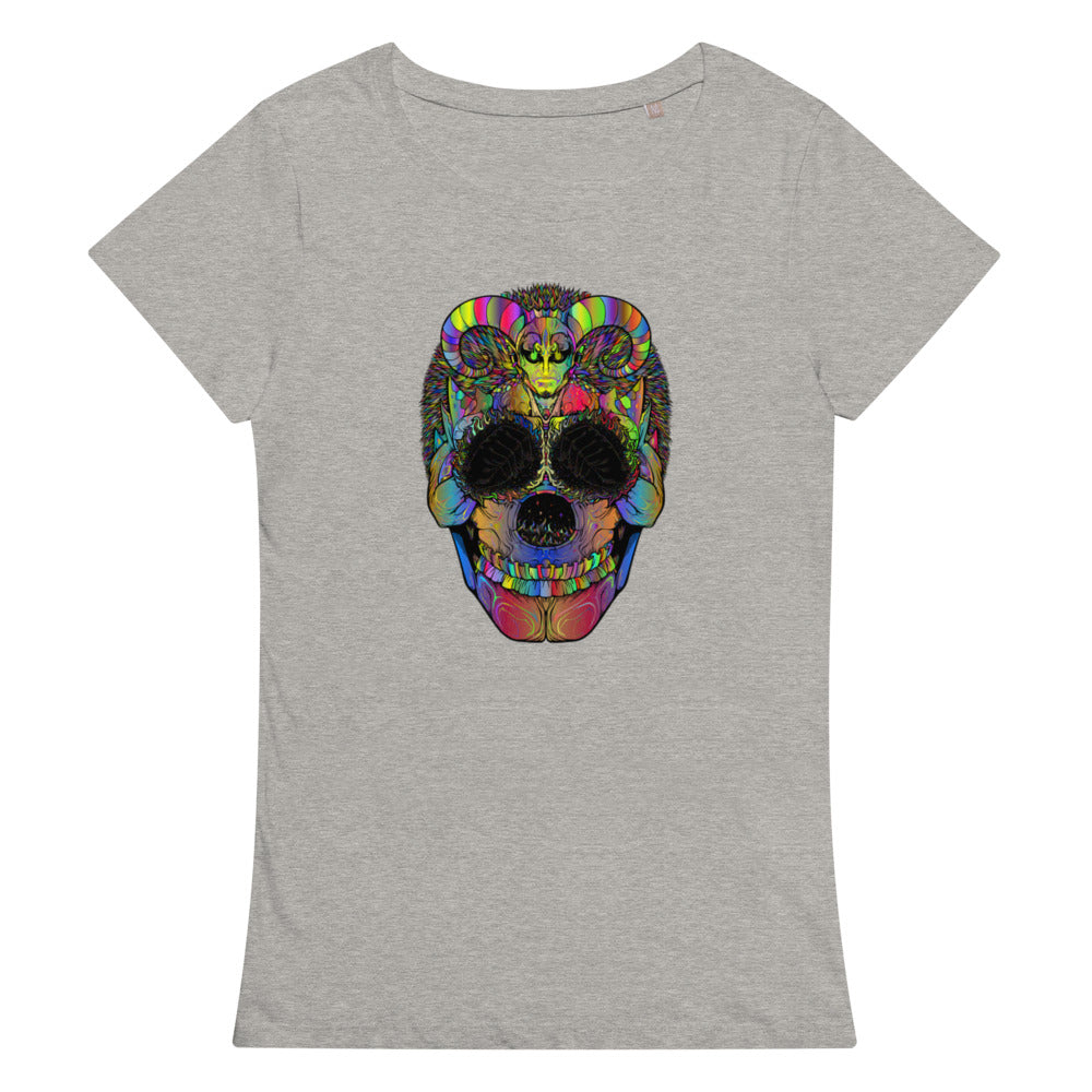 Multi Coloured Skull Women’s organic t-shirt