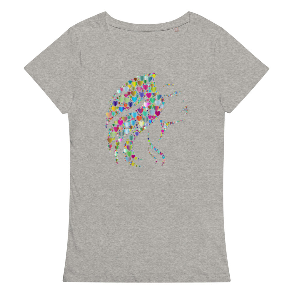 Multi Coloured Woman organic t-shirt