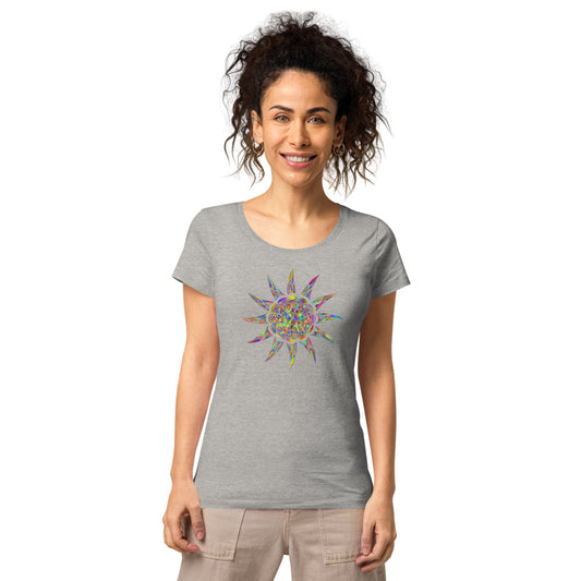 Multi Coloured Sun Women’s organic t-shirt