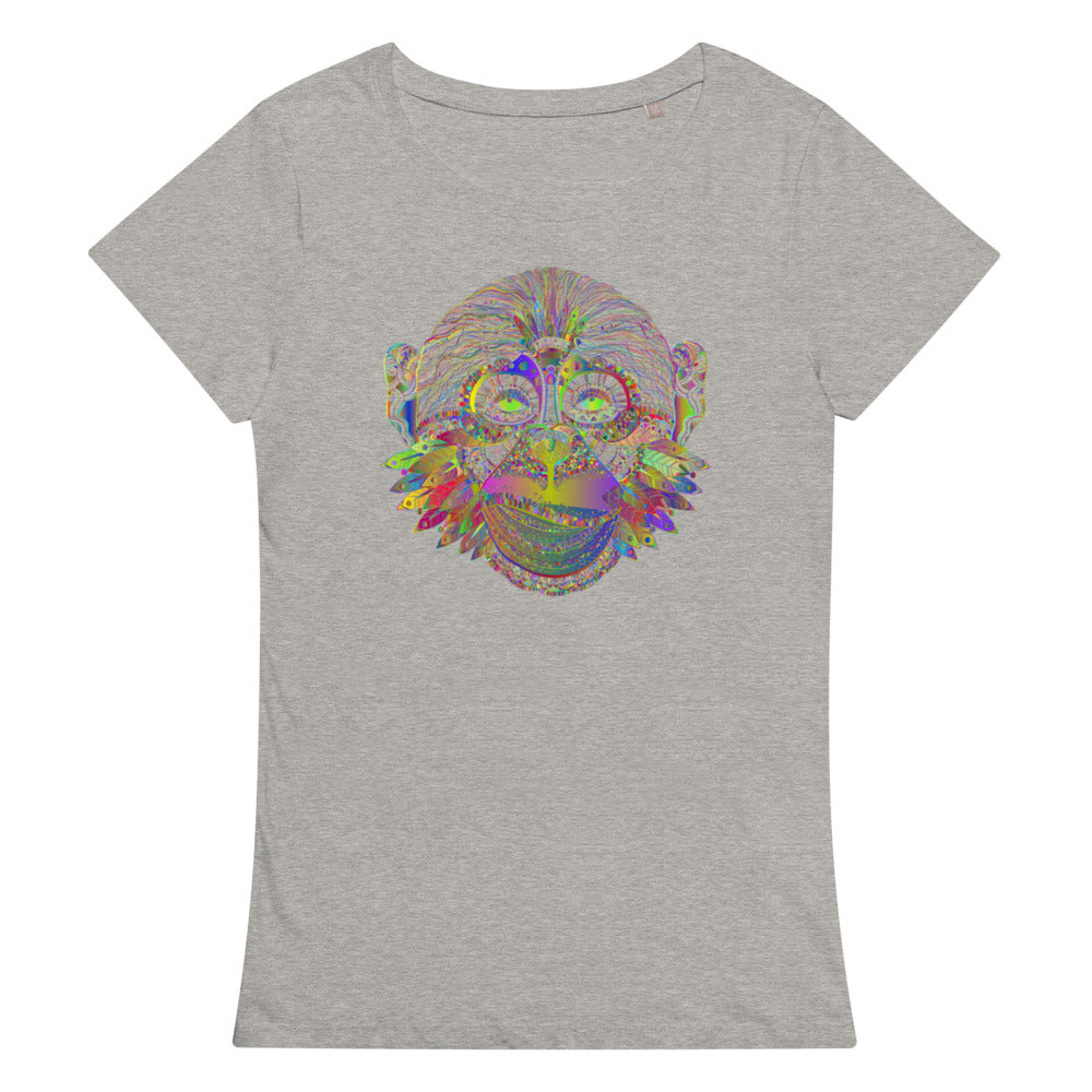 Multi Coloured Monkey Women’s organic t-shirt