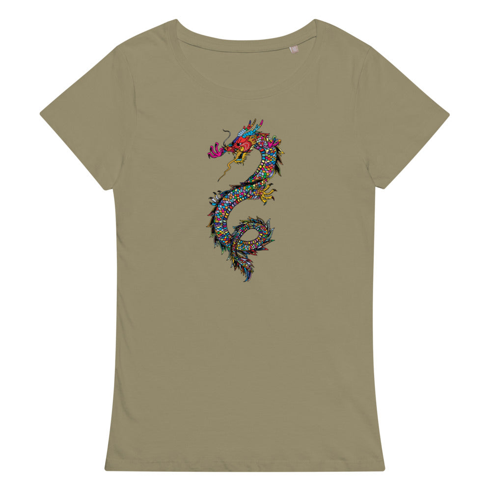 Multi Coloured Dragon Women’s organic t-shirt