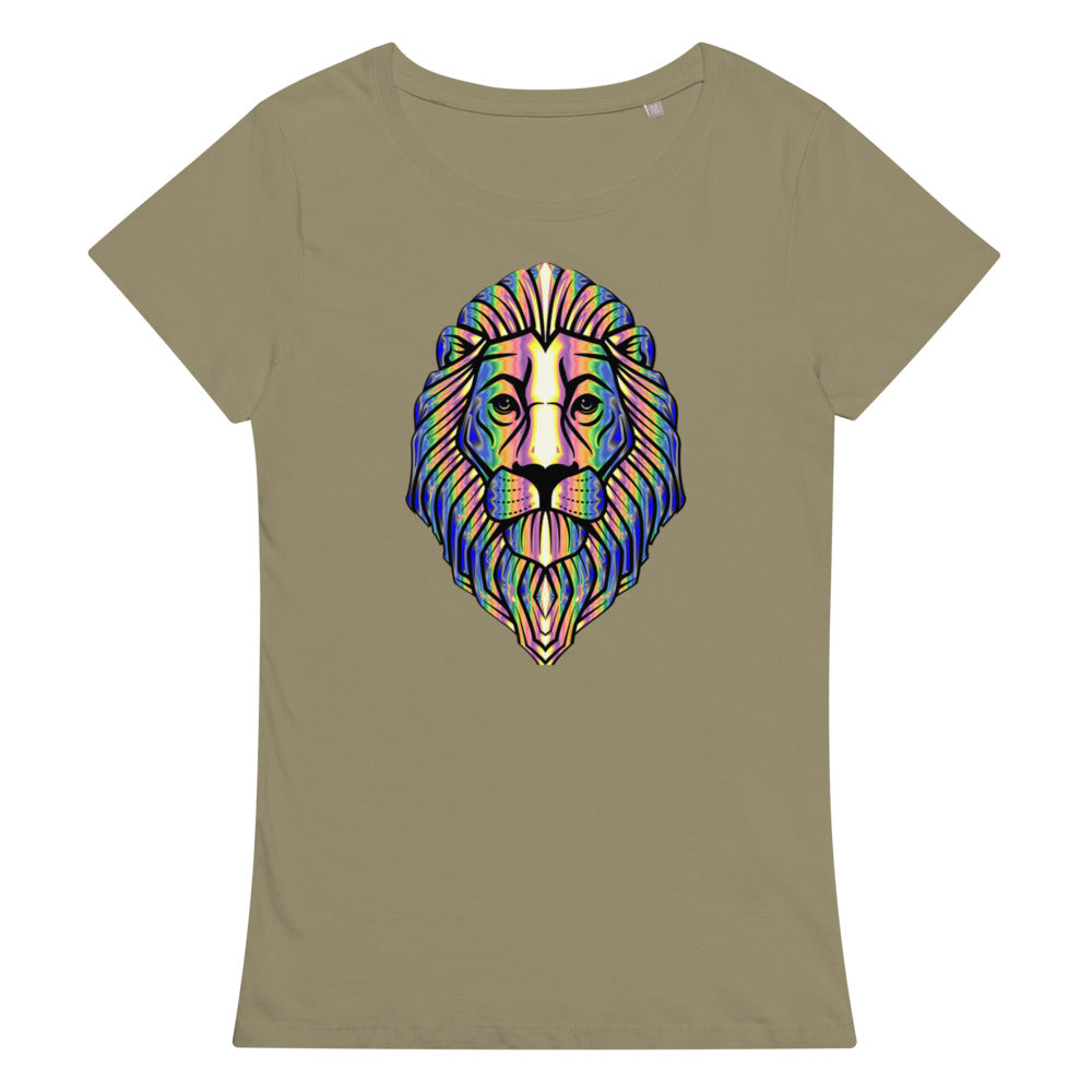 Multi Coloured Lion Women’s organic t-shirt