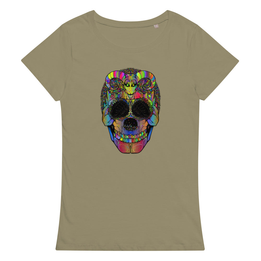 Multi Coloured Skull Women’s organic t-shirt