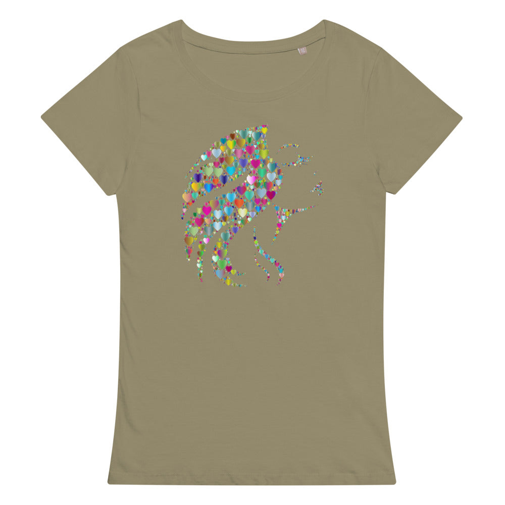 Multi Coloured Woman organic t-shirt