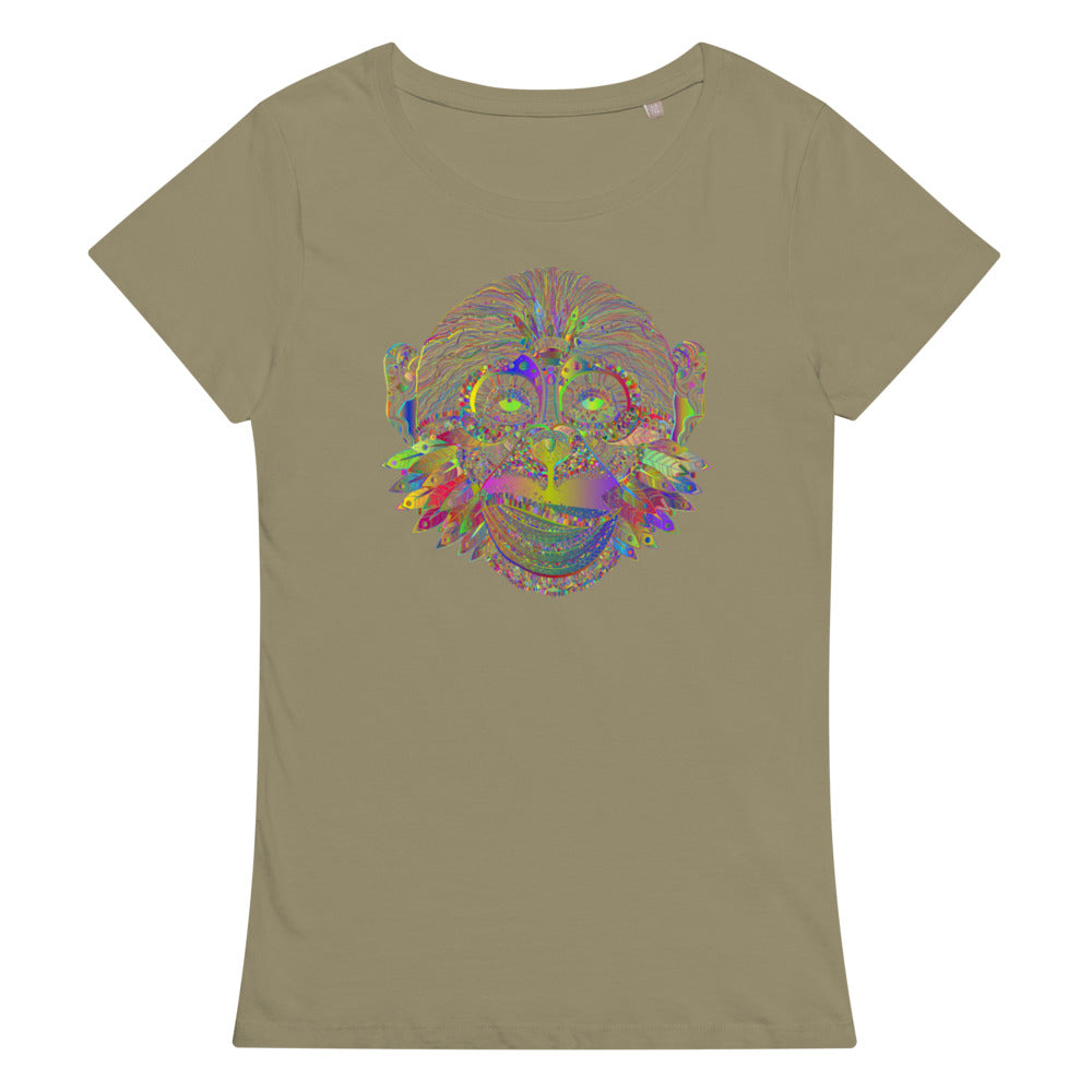 Multi Coloured Monkey Women’s organic t-shirt