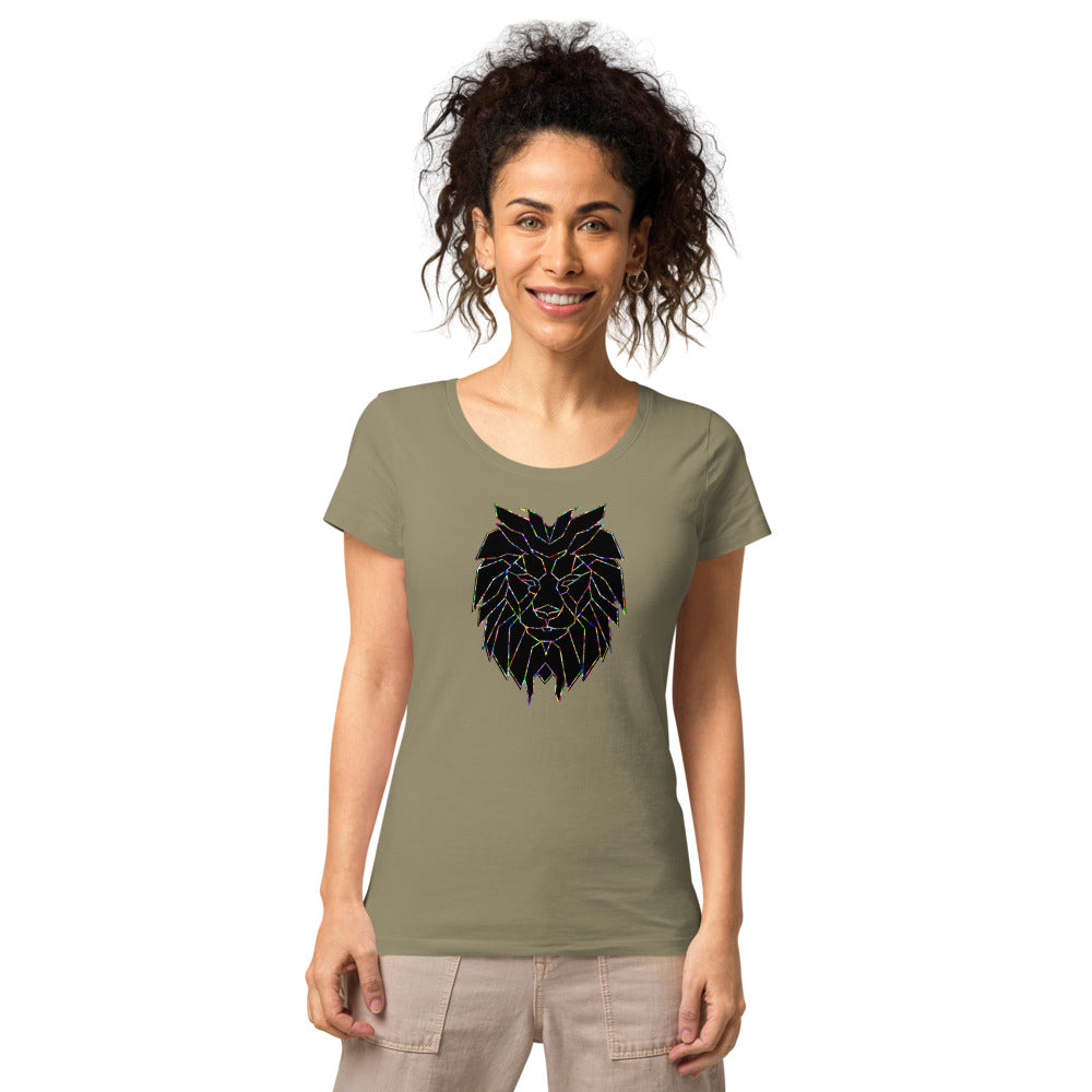 Multi Coloured Lion Women’s organic t-shirt