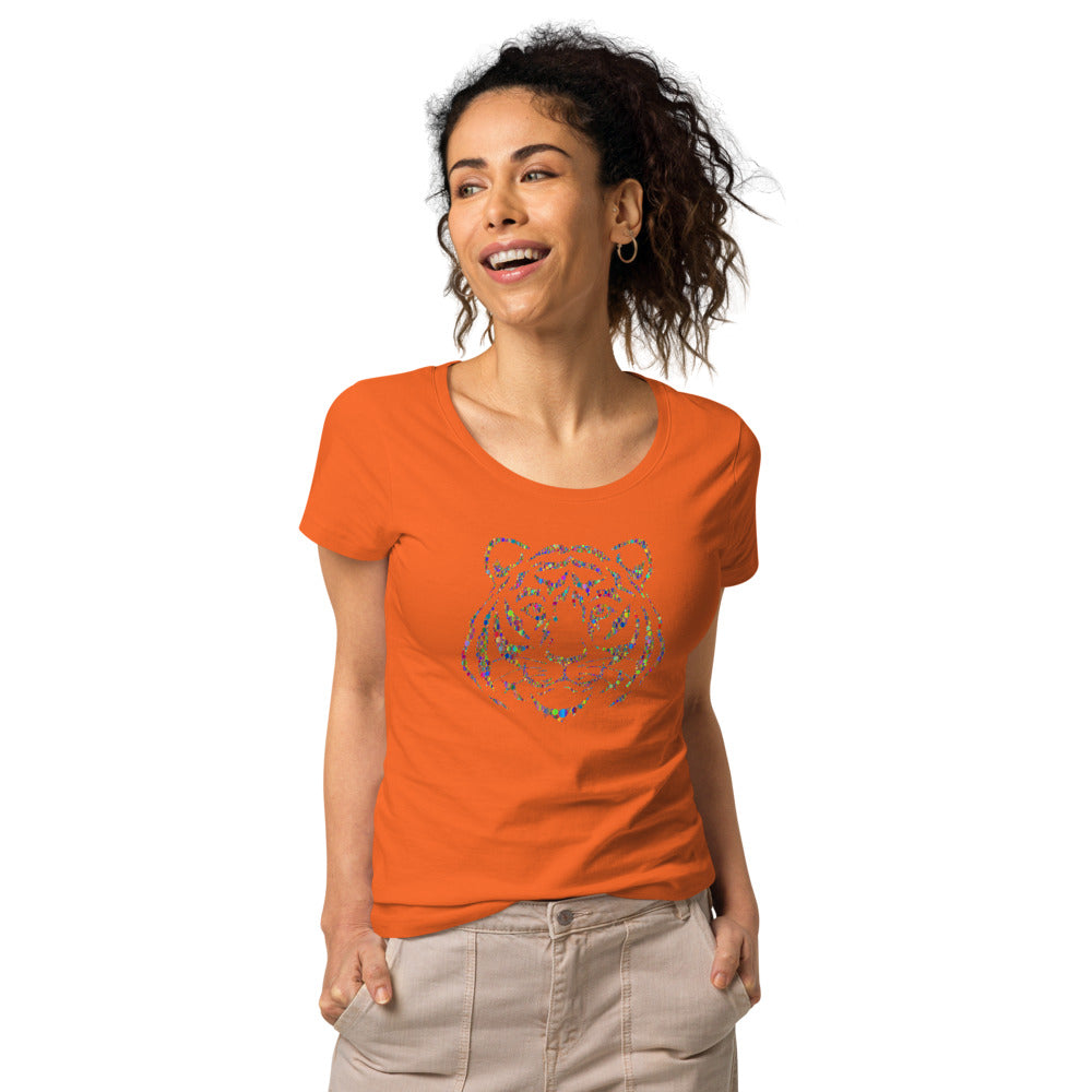 Multi Coloured Tiger Women’s organic t-shirt