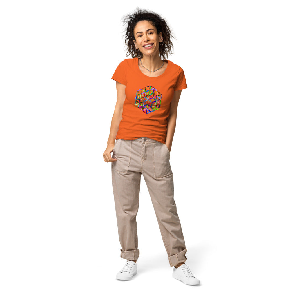 Colour Cube Women’s organic t-shirt