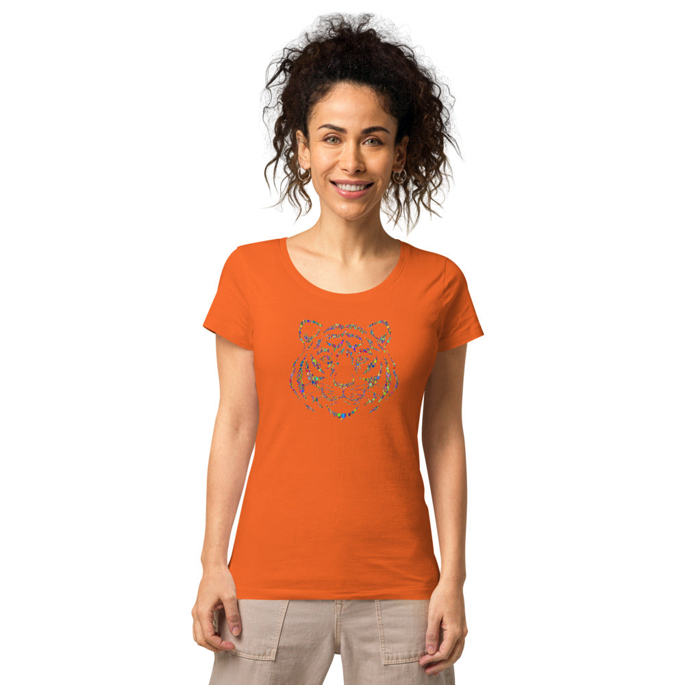 Multi Coloured Tiger Women’s organic t-shirt