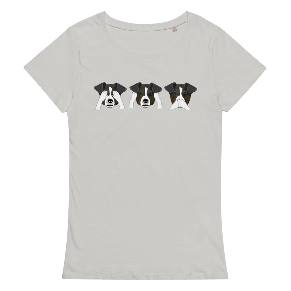 See no evil, hear no evil, speak no evil Women’s organic t-shirt