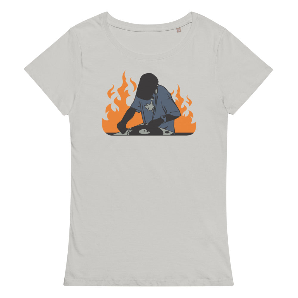 DJ on Fire Women’s organic t-shirt