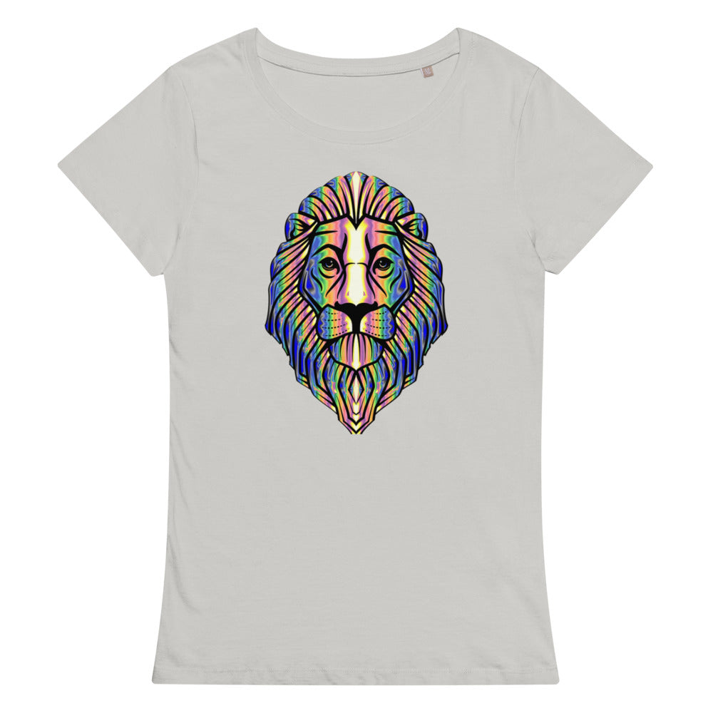 Multi Coloured Lion Women’s organic t-shirt