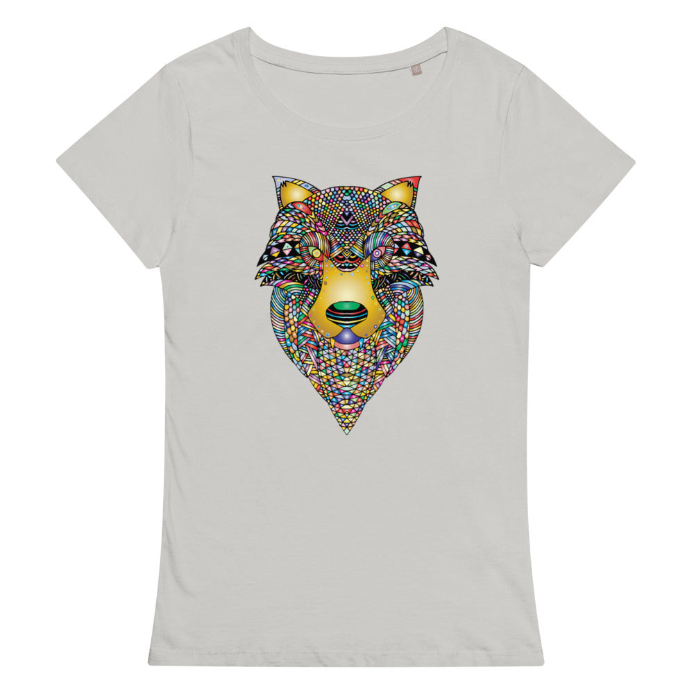 Multi Coloured Wolf Women’s organic t-shirt