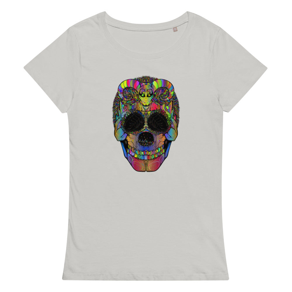 Multi Coloured Skull Women’s organic t-shirt