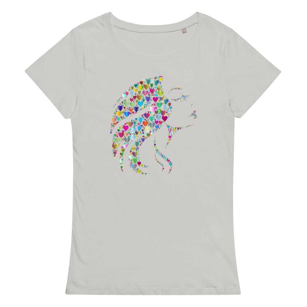 Multi Coloured Woman organic t-shirt