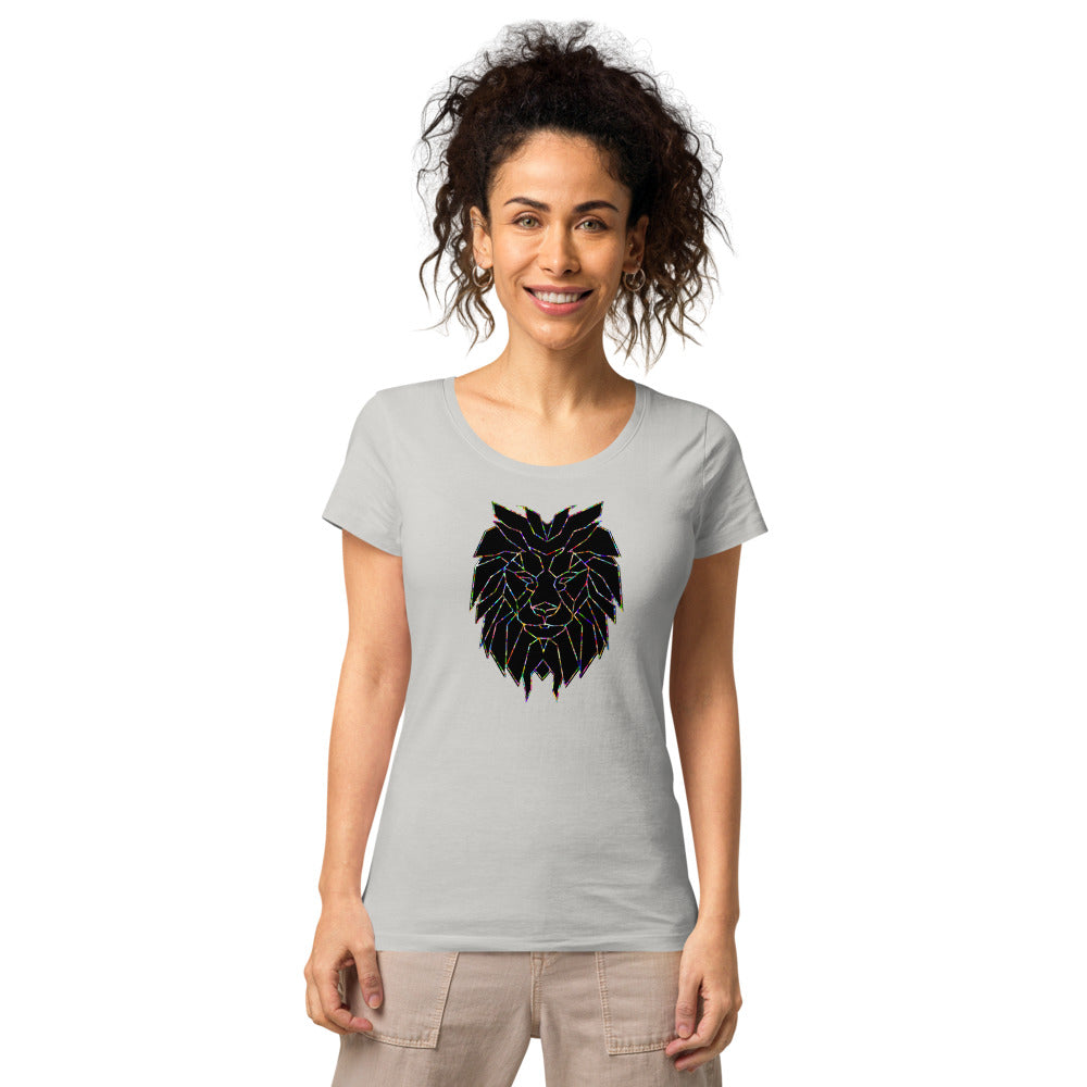 Multi Coloured Lion Women’s organic t-shirt