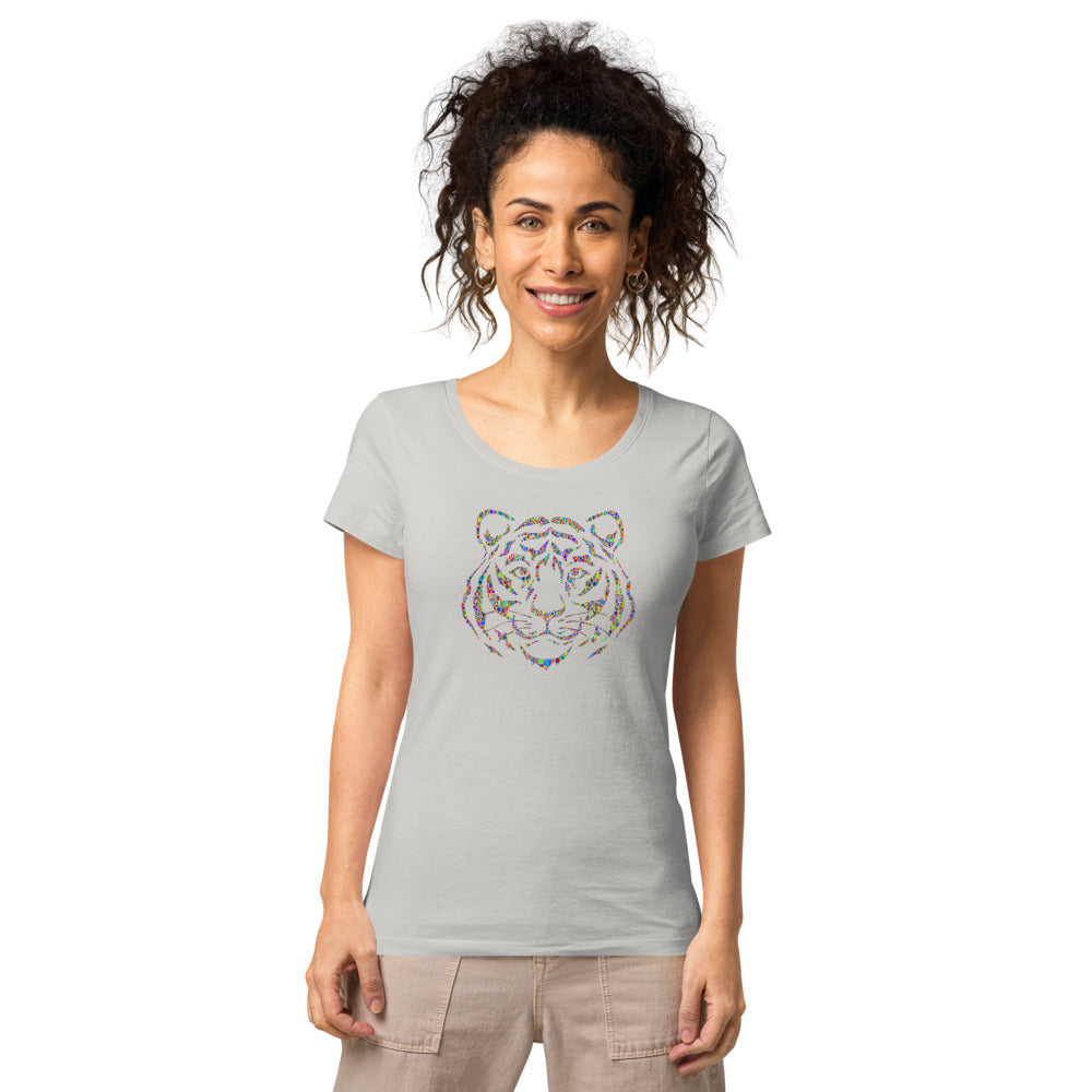 Multi Coloured Tiger Women’s organic t-shirt