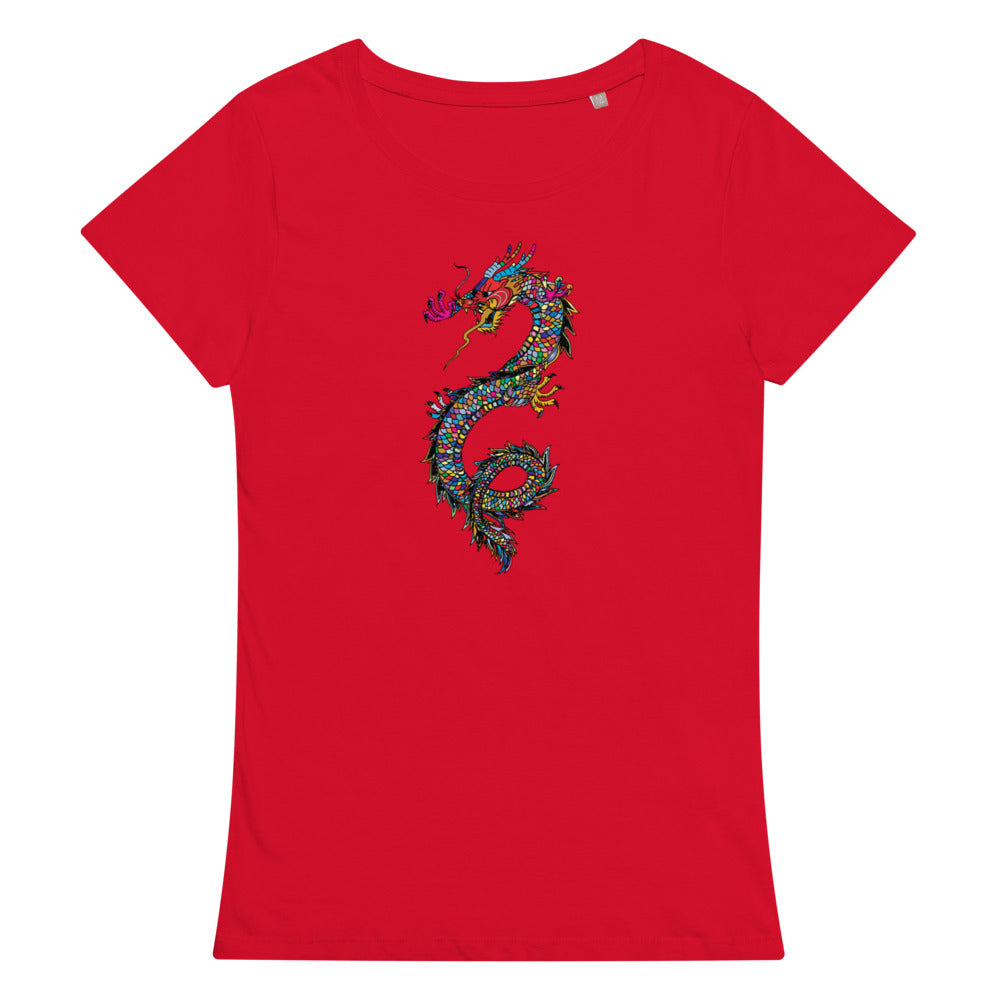 Multi Coloured Dragon Women’s organic t-shirt